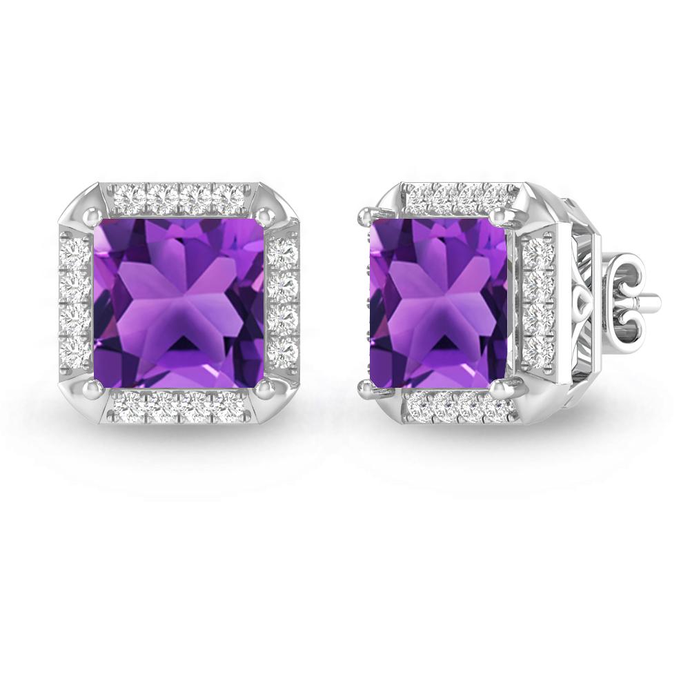 White Gold - Amethyst