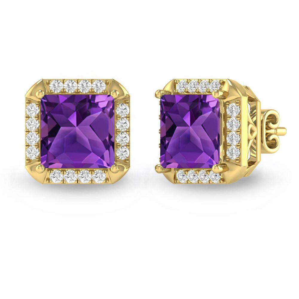 Yellow Gold - Amethyst