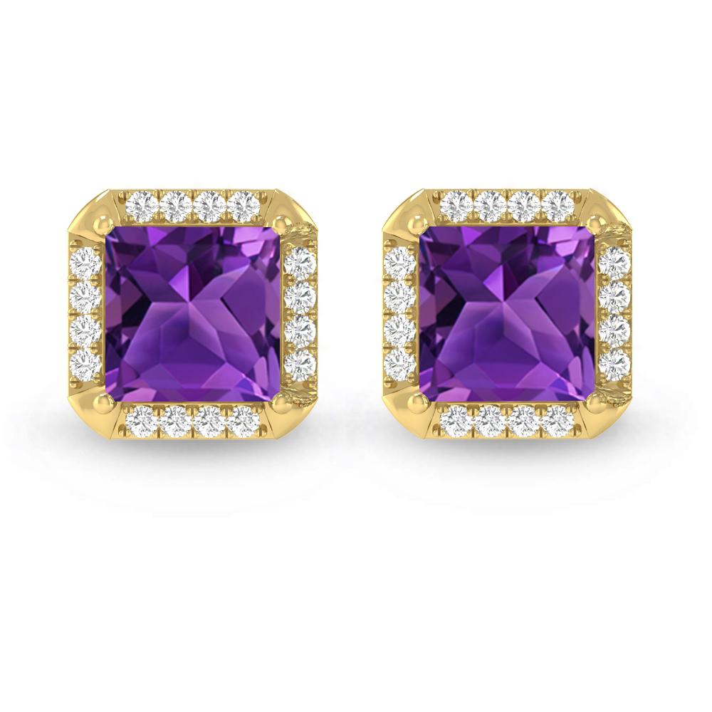 Yellow Gold - Amethyst