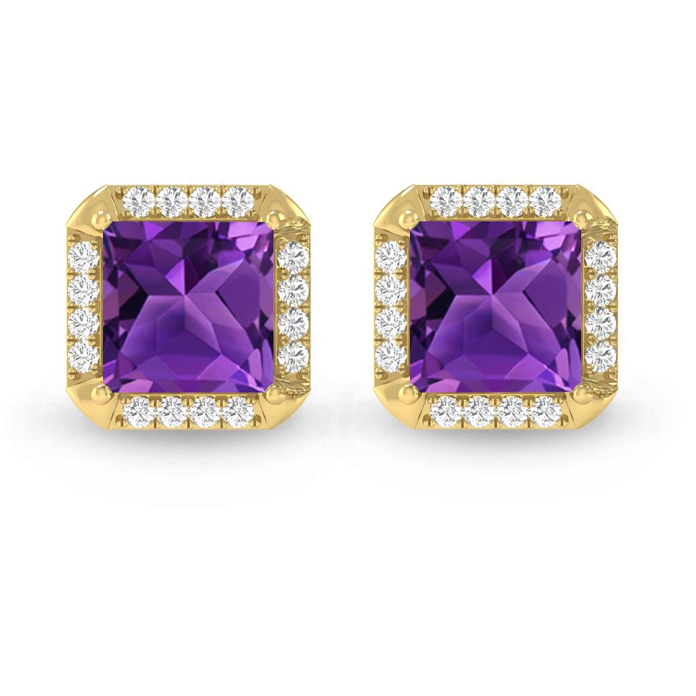 Yellow Gold - Amethyst