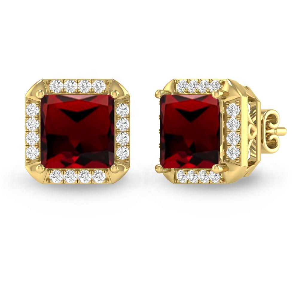 Yellow Gold - Garnet