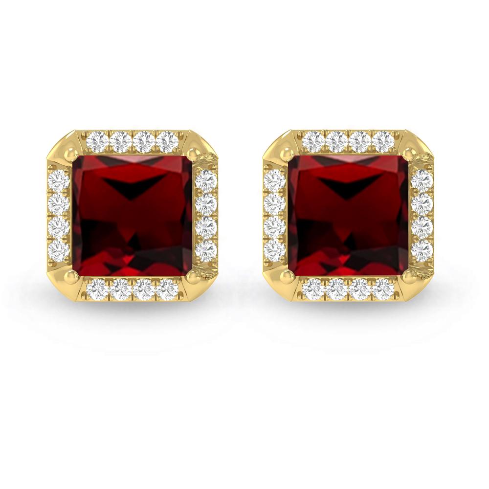 Yellow Gold - Garnet