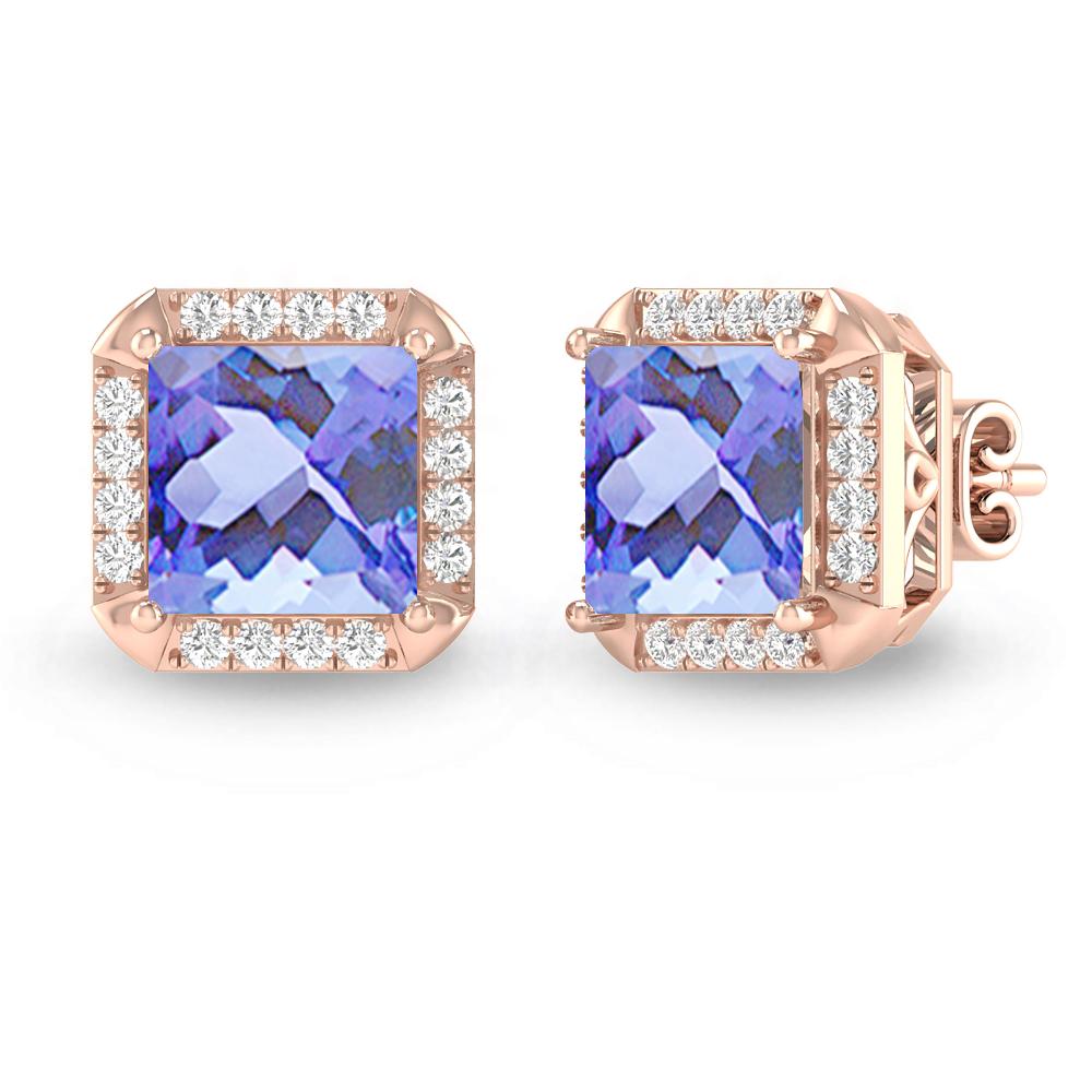 Rose Gold - Tanzanite