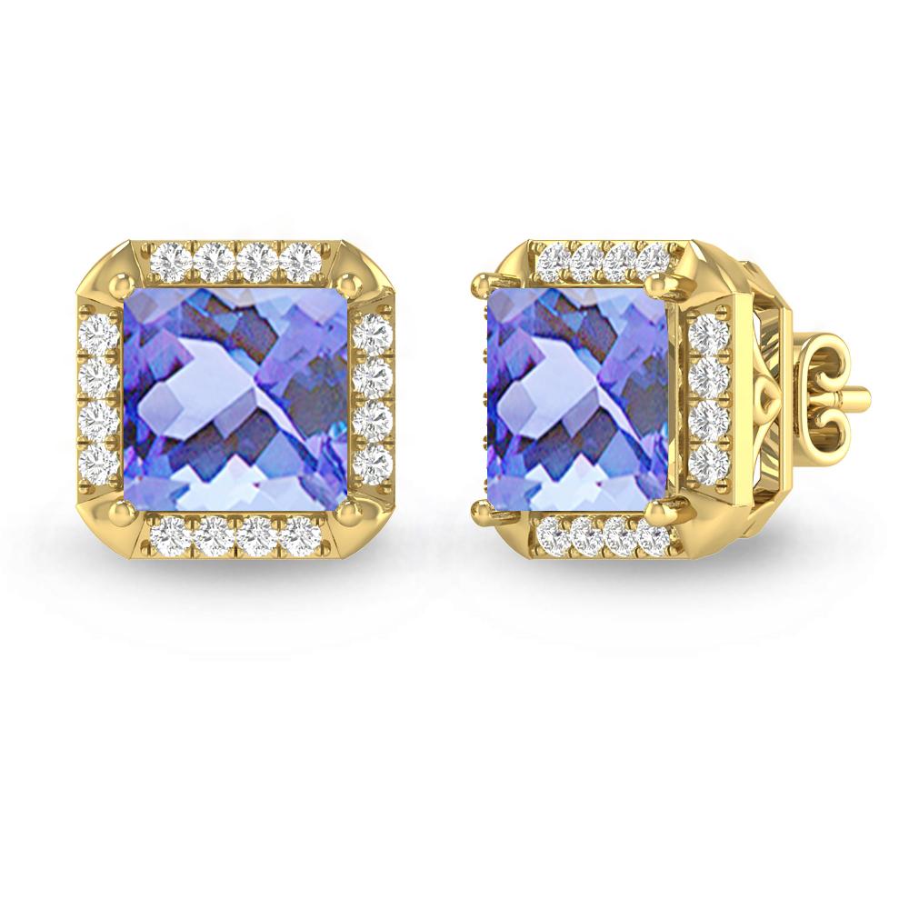 Yellow Gold - Tanzanite