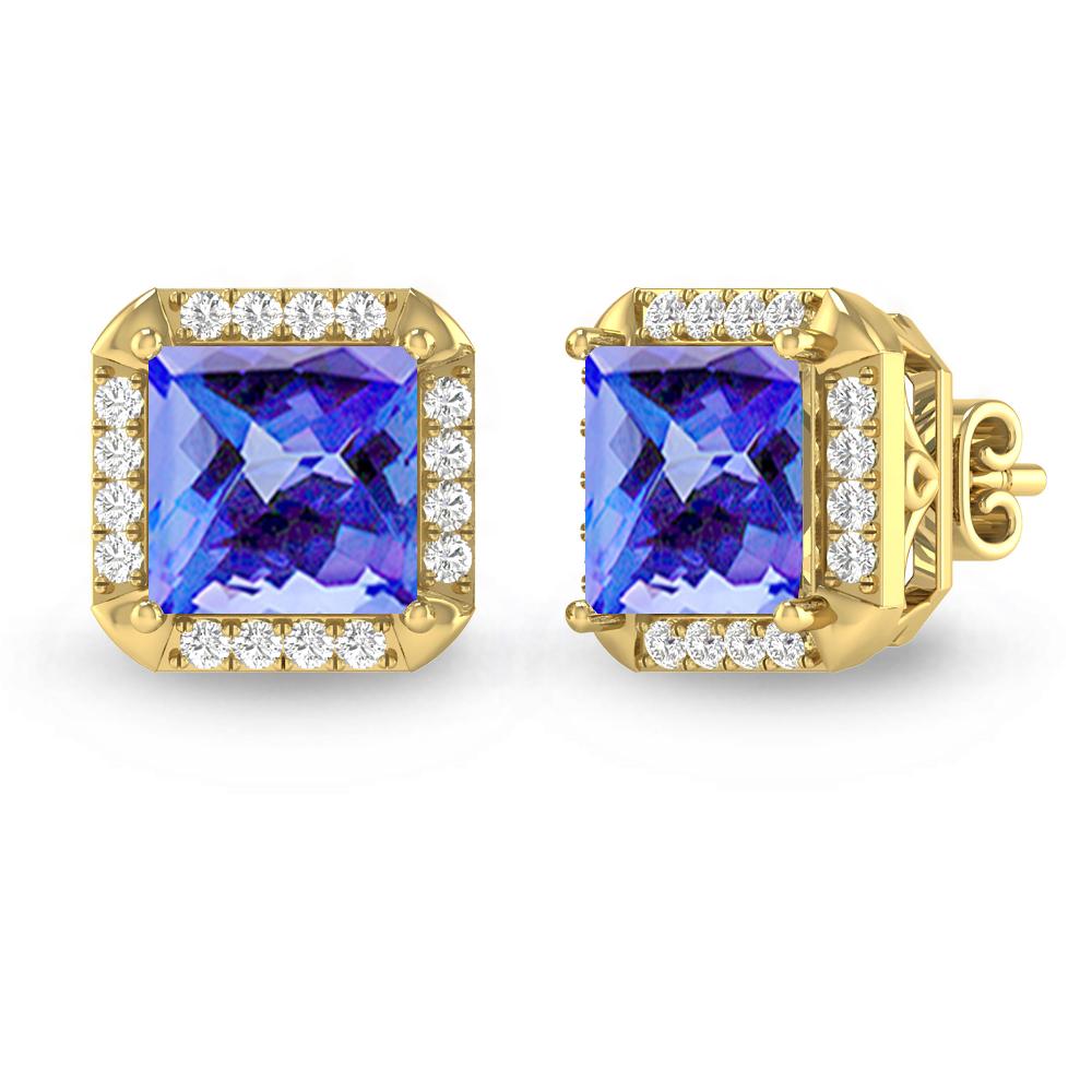 Yellow Gold - Tanzanite