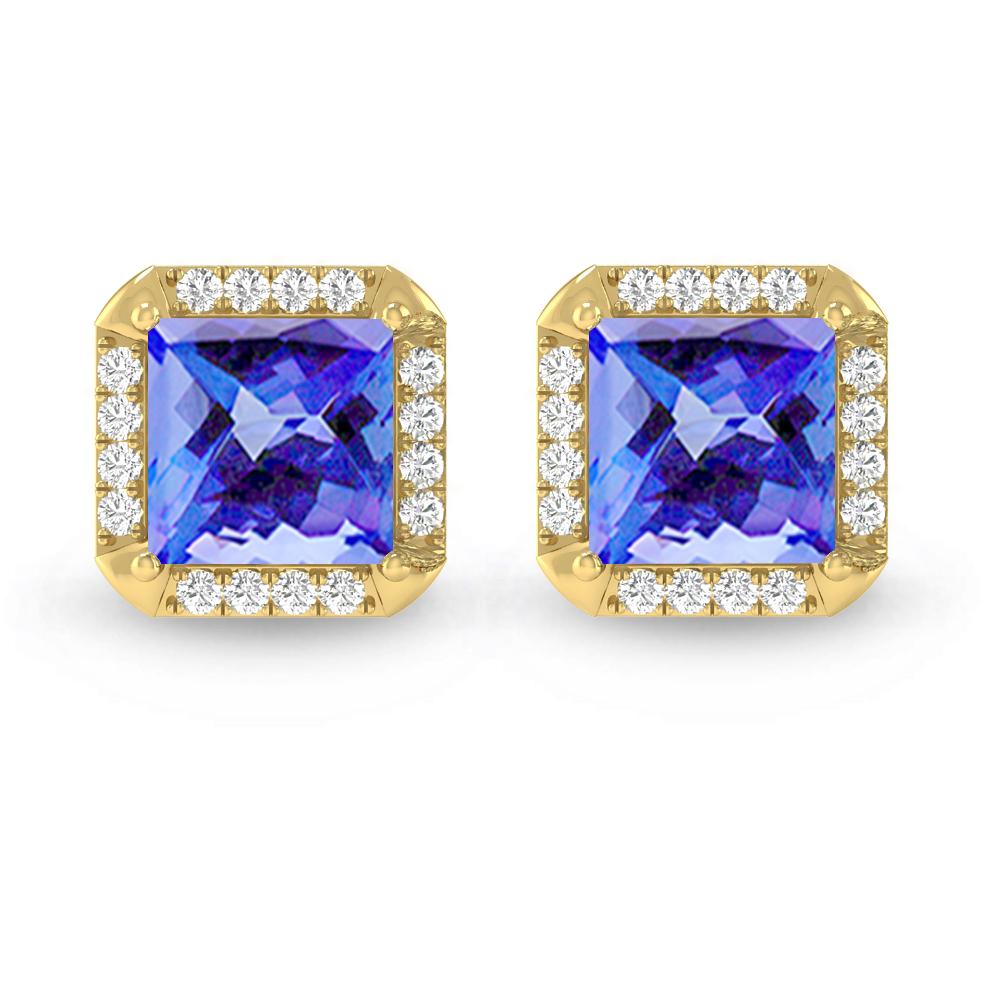 Yellow Gold - Tanzanite