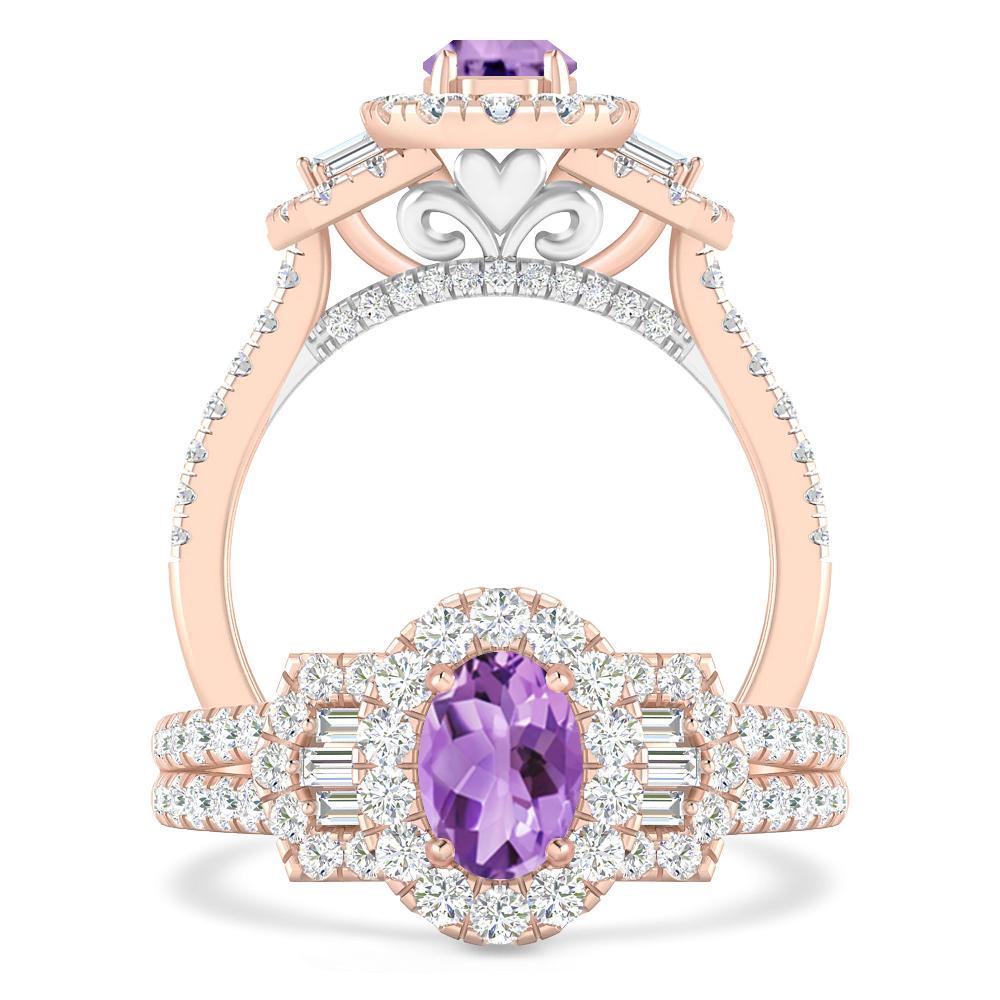 Rose Gold - Amethyst