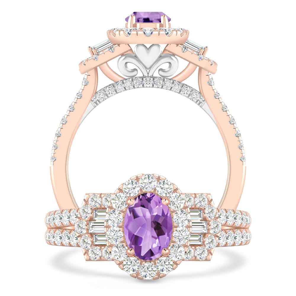 Rose Gold - Amethyst