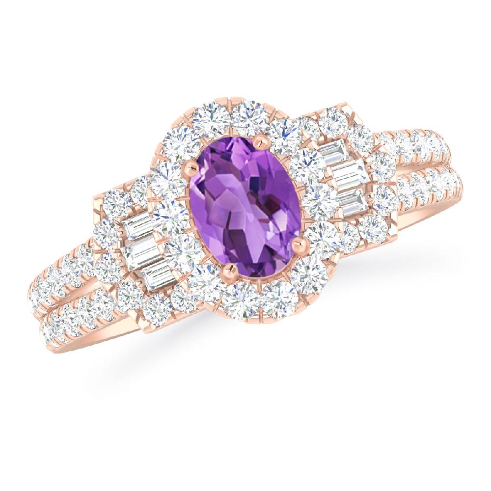 Rose Gold - Amethyst