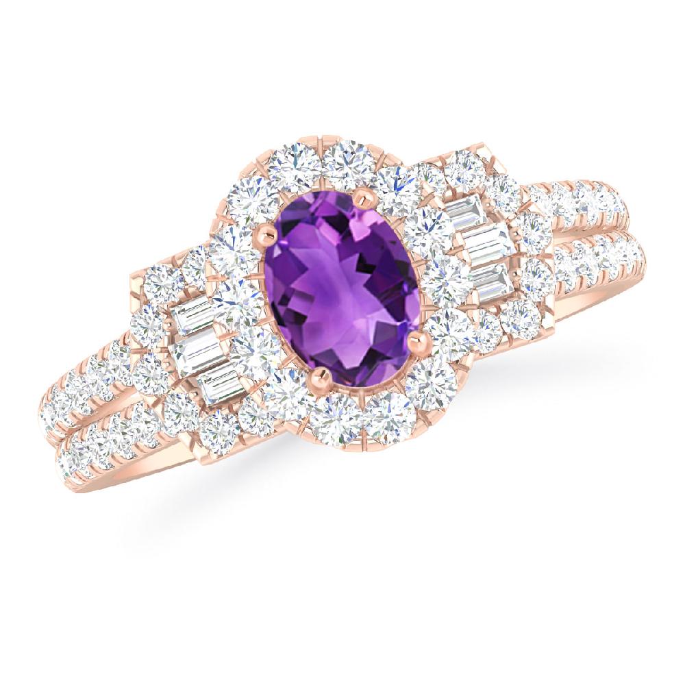 Rose Gold - Amethyst