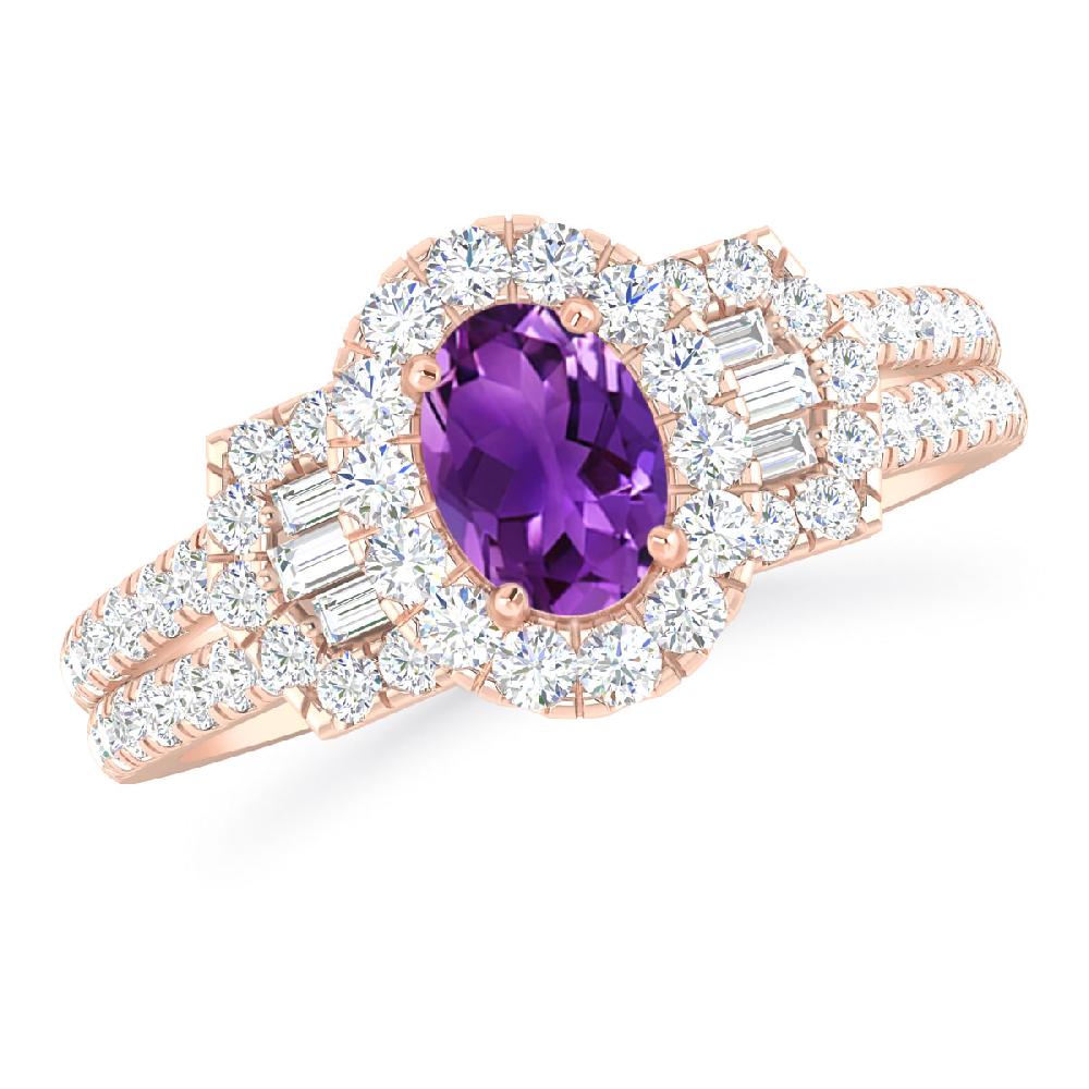 Rose Gold - Amethyst