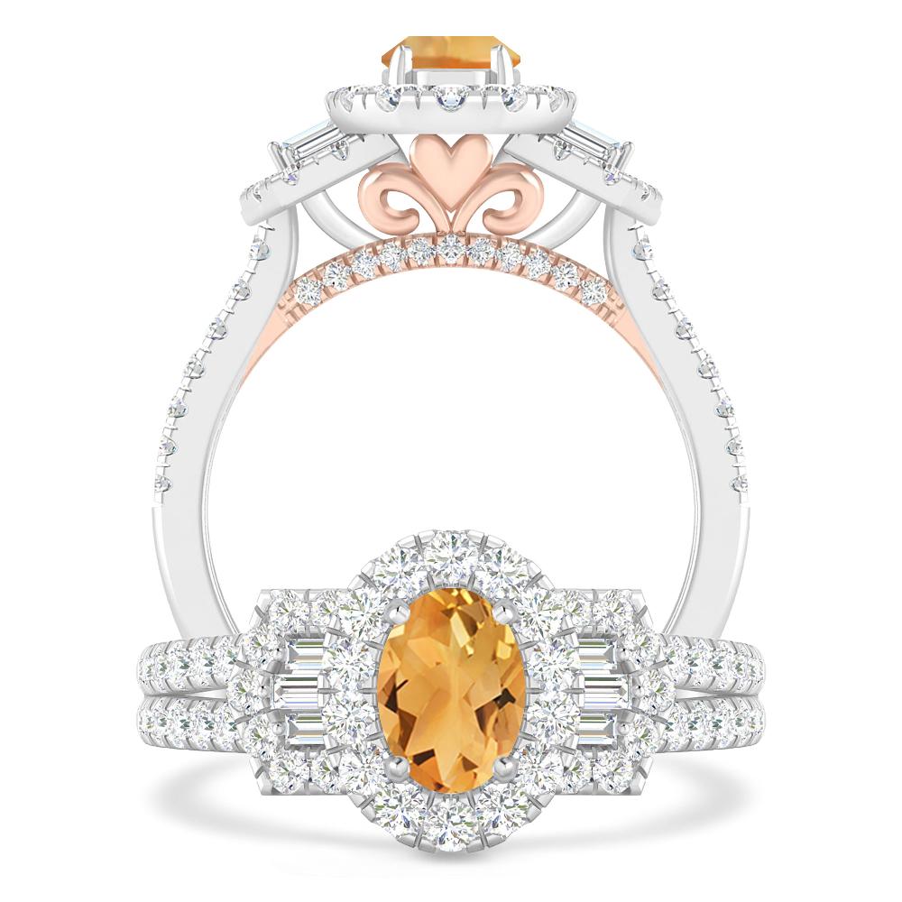 White Gold - Citrine