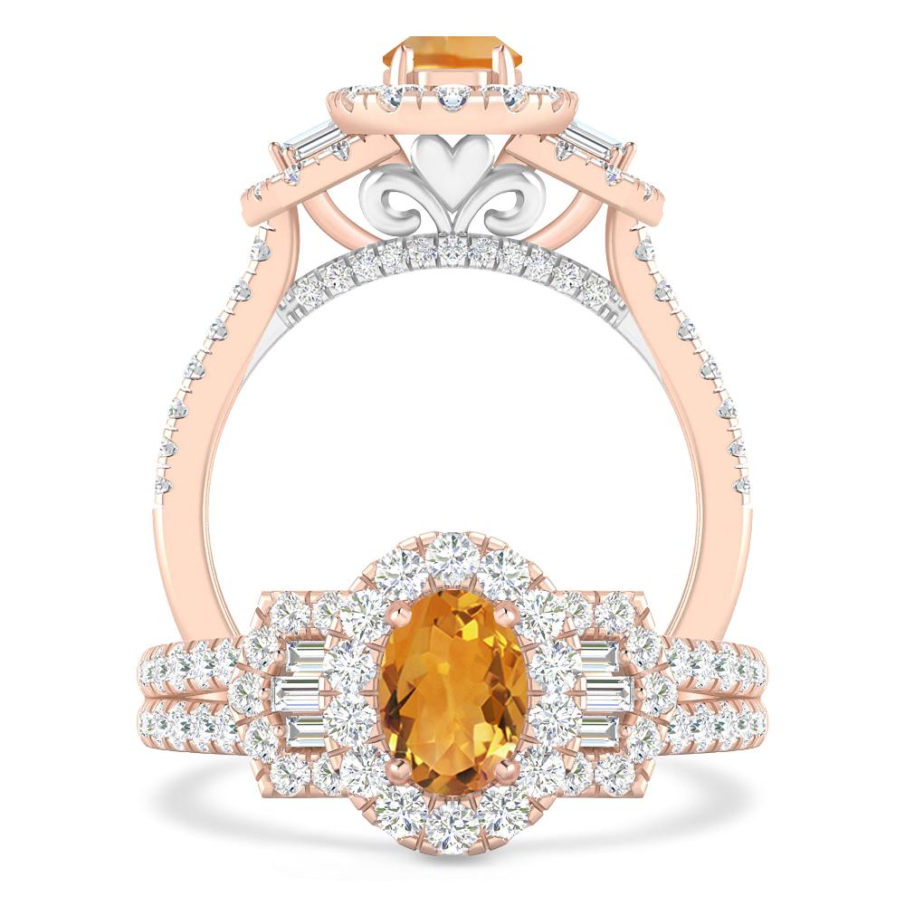 Rose Gold - Citrine