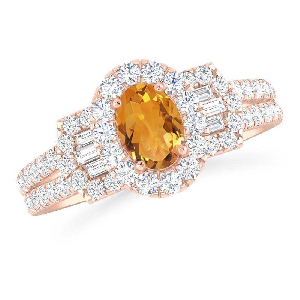 Rose Gold - Citrine