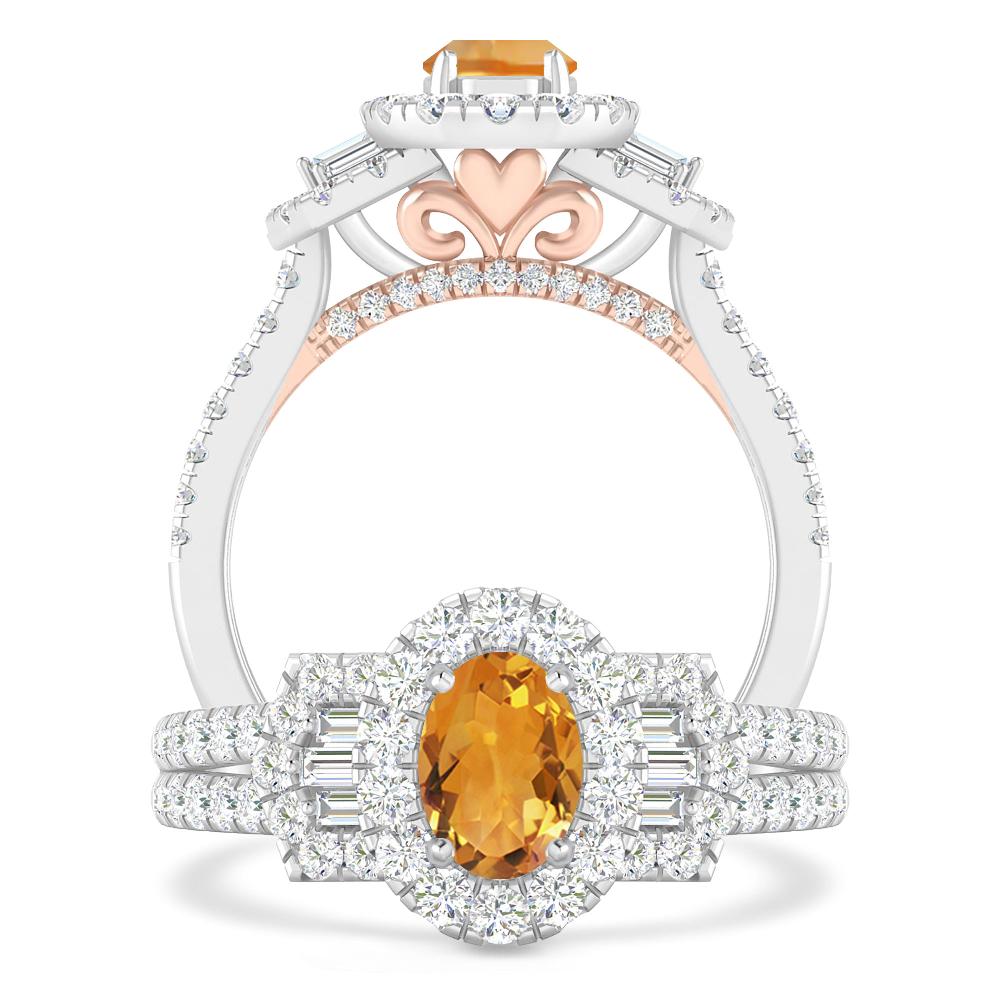 White Gold - Citrine