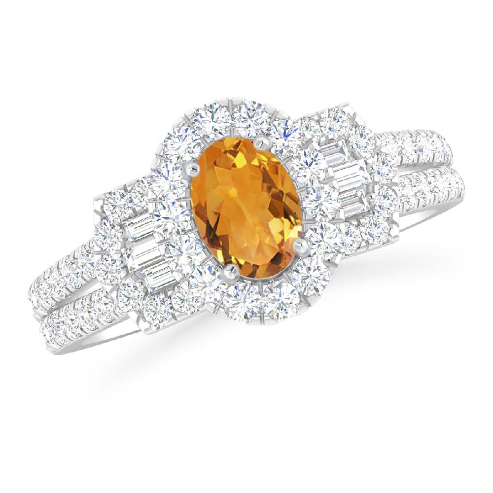 White Gold - Citrine