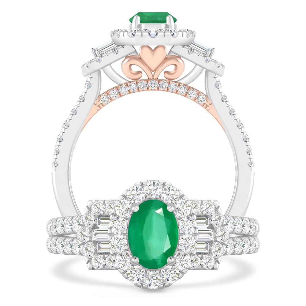 White Gold - Emerald