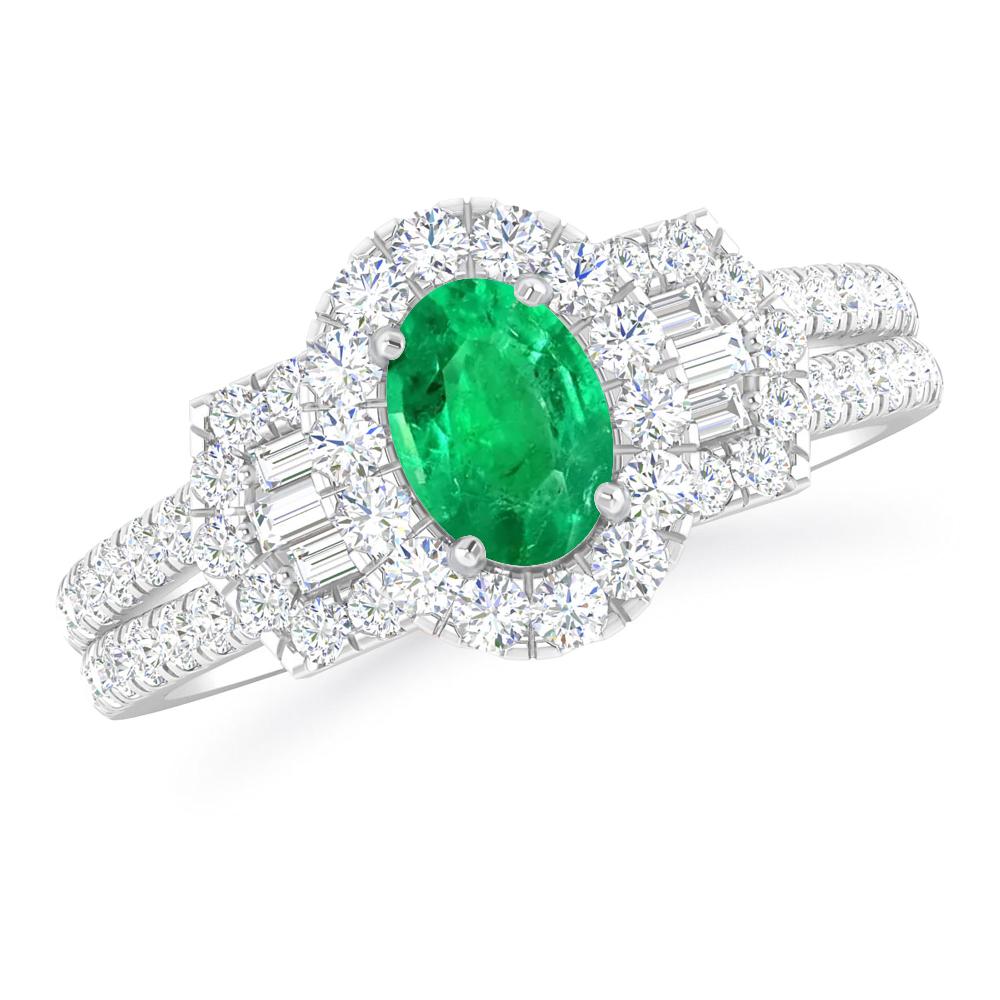 White Gold - Emerald