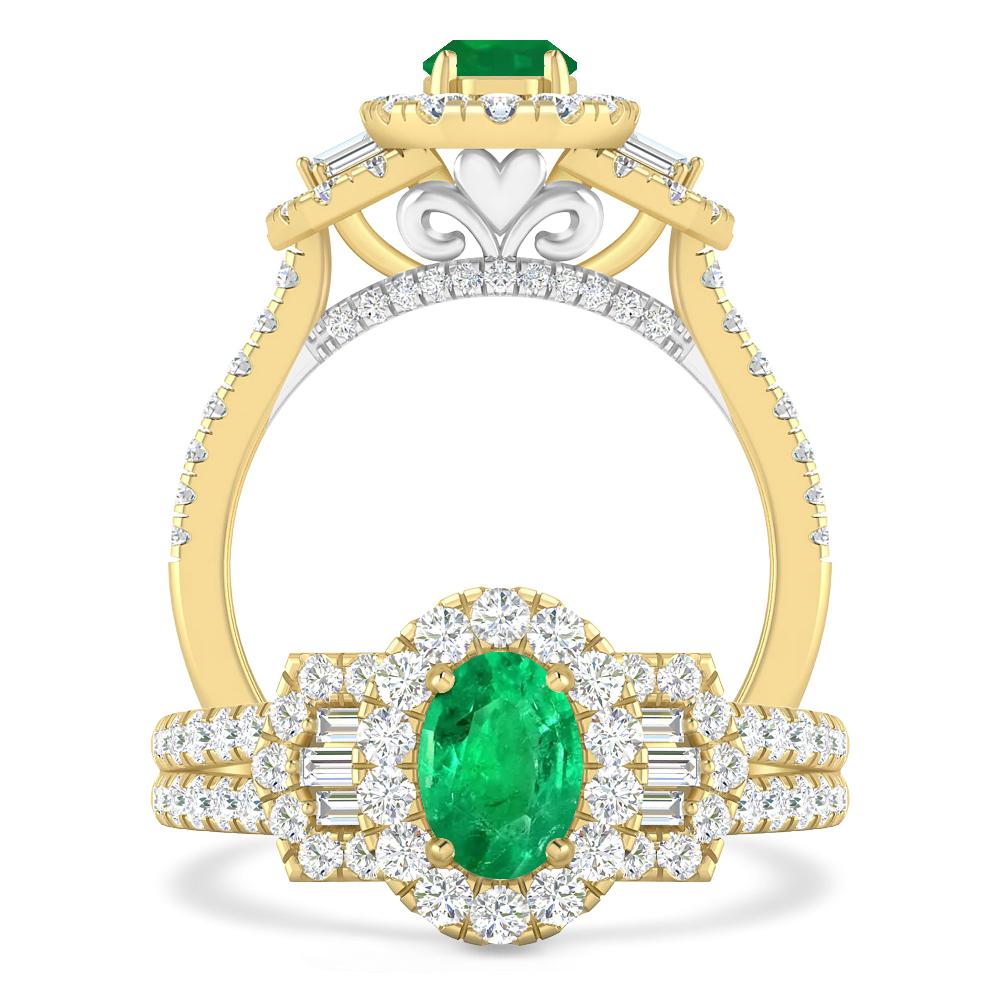 Yellow Gold - Emerald