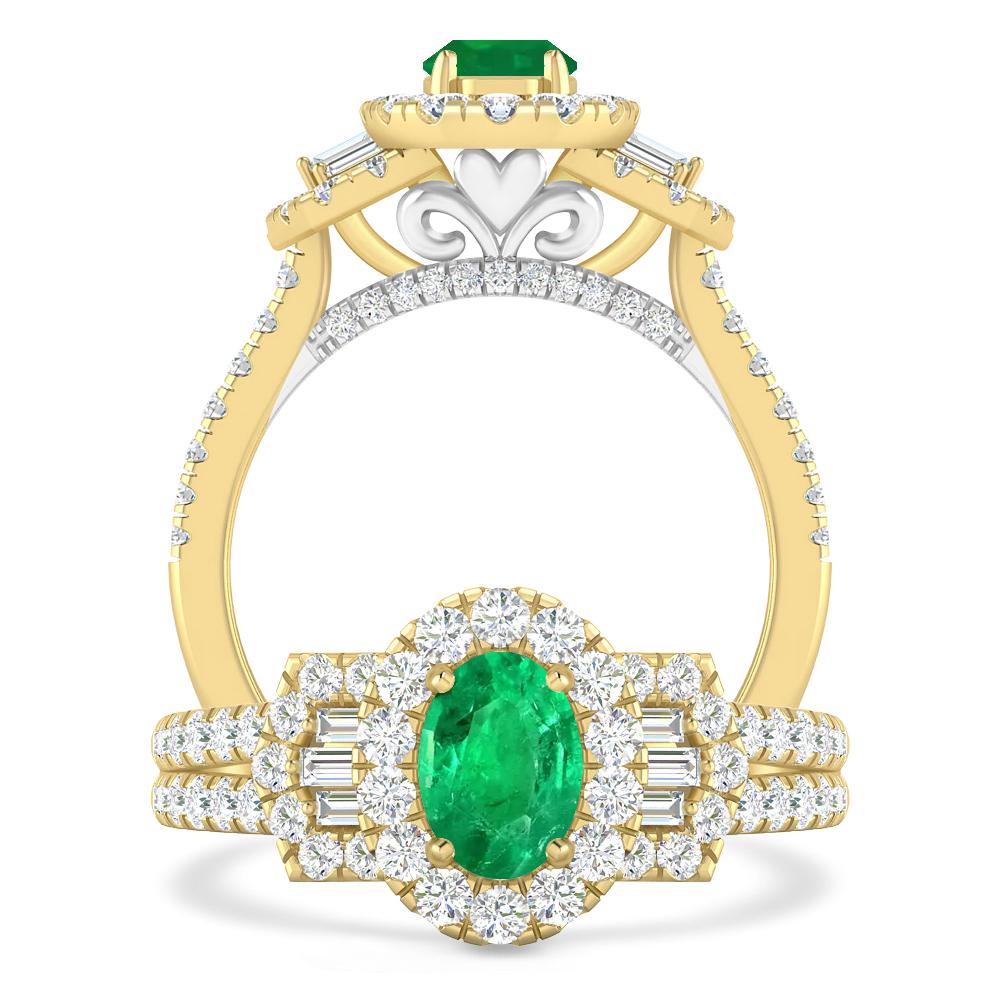 Yellow Gold - Emerald