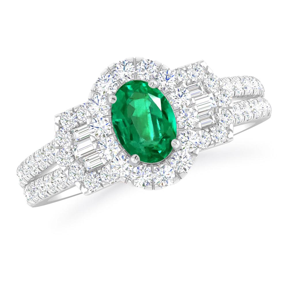 White Gold - Emerald