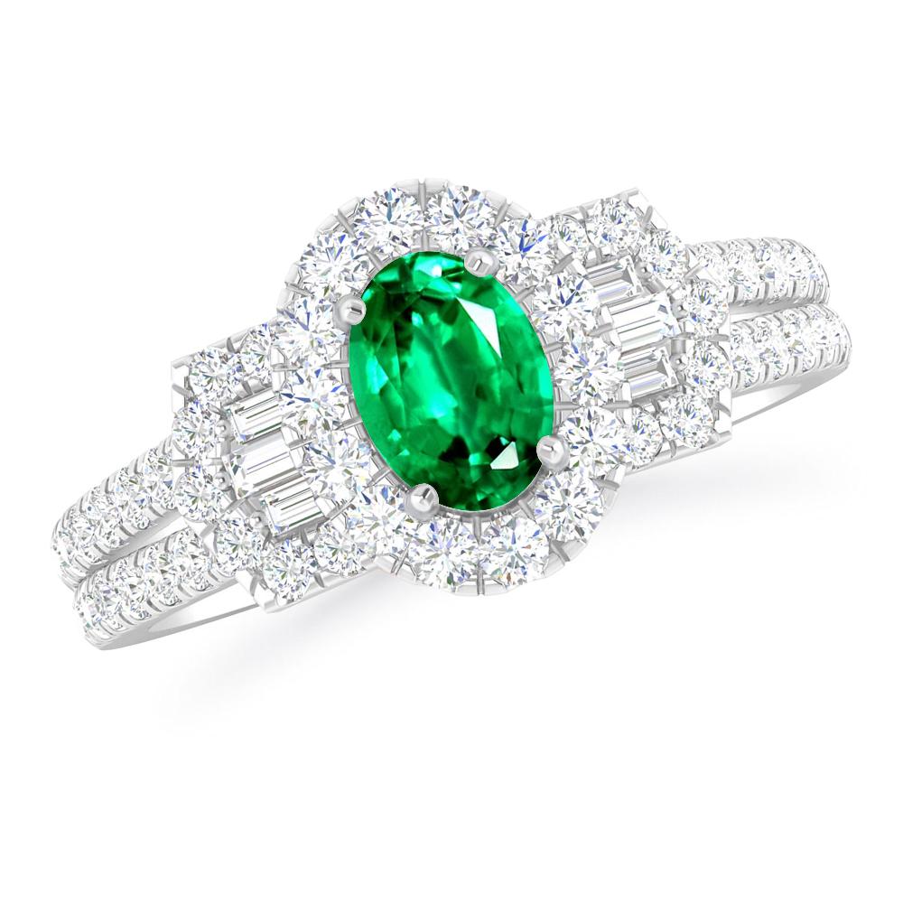 White Gold - Emerald