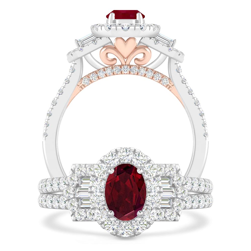White Gold - Garnet