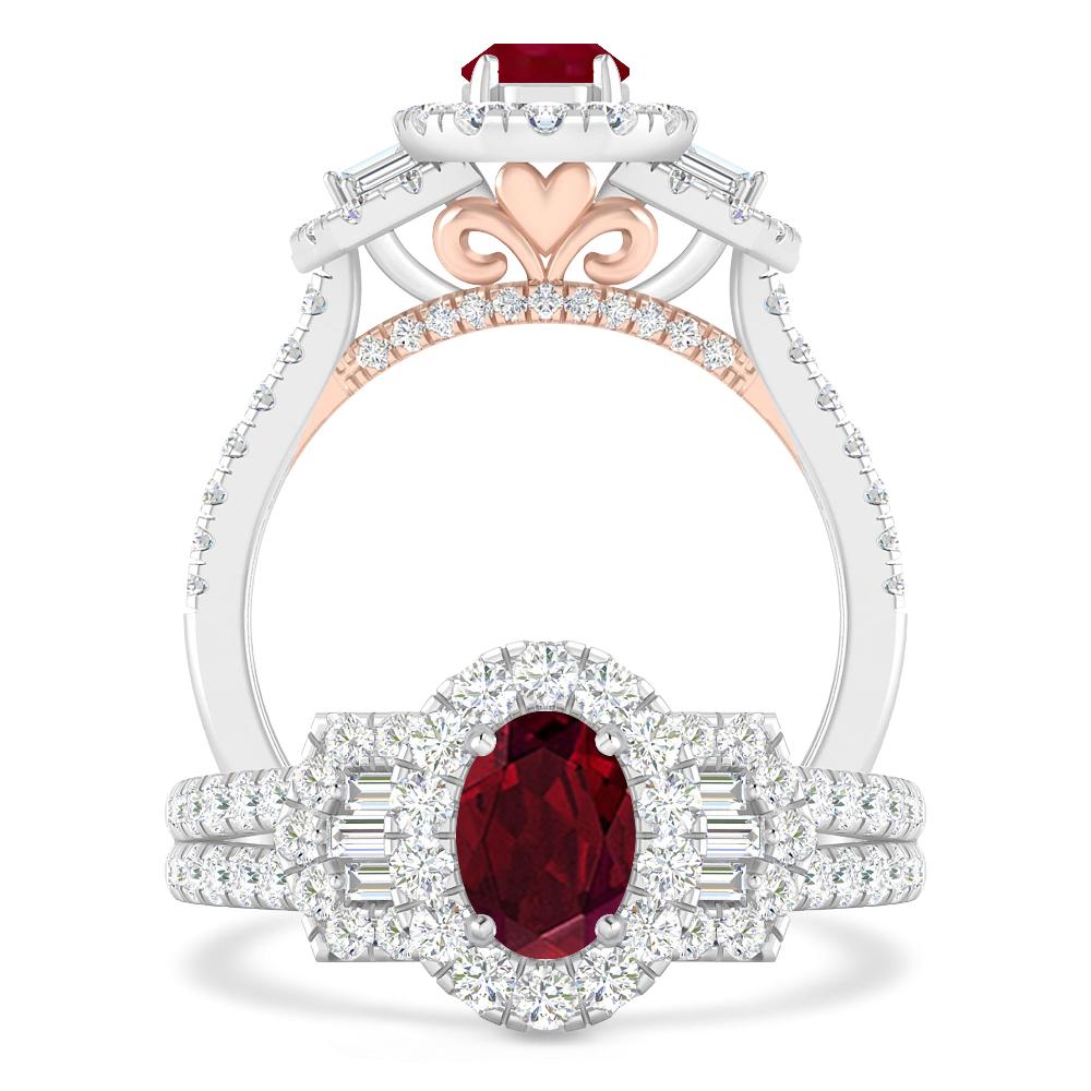 White Gold - Garnet