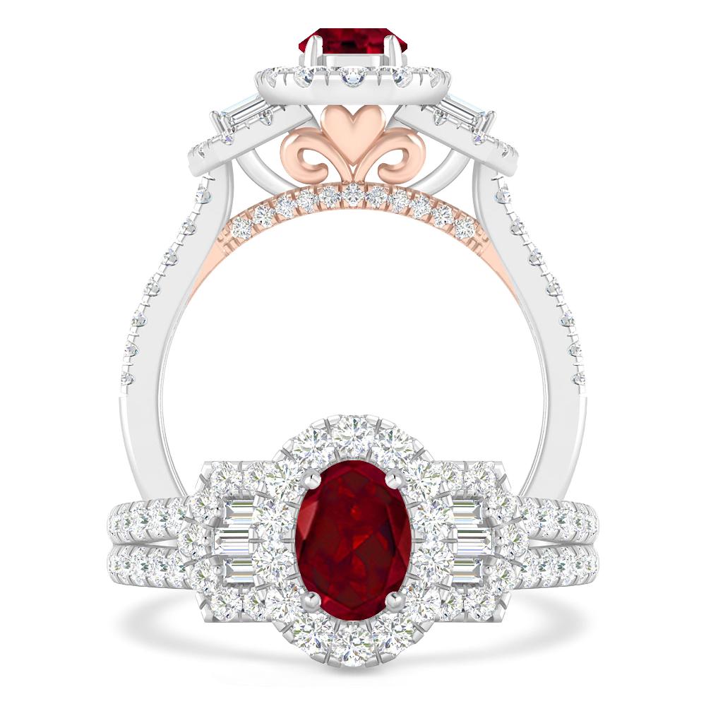 White Gold - Garnet