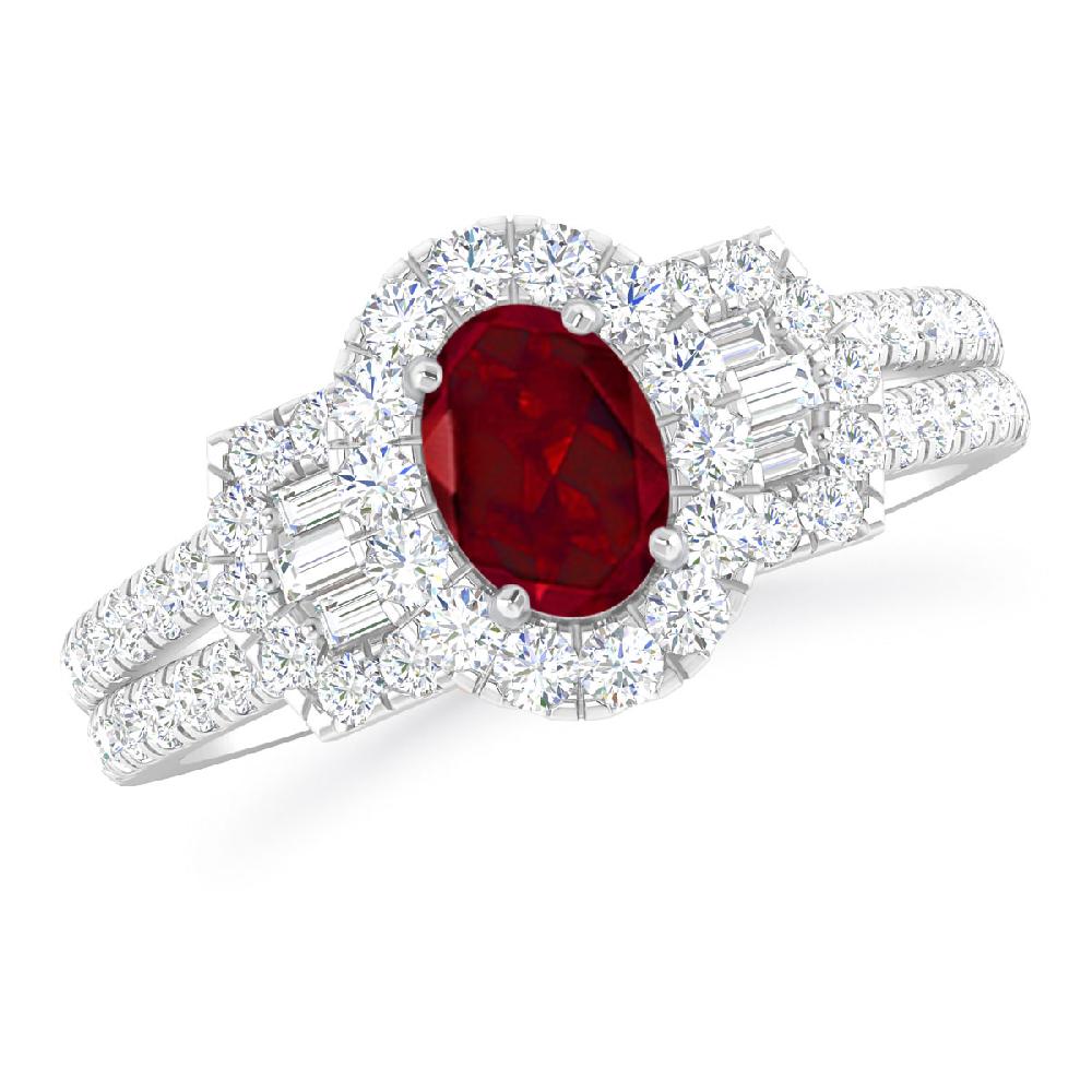 White Gold - Garnet