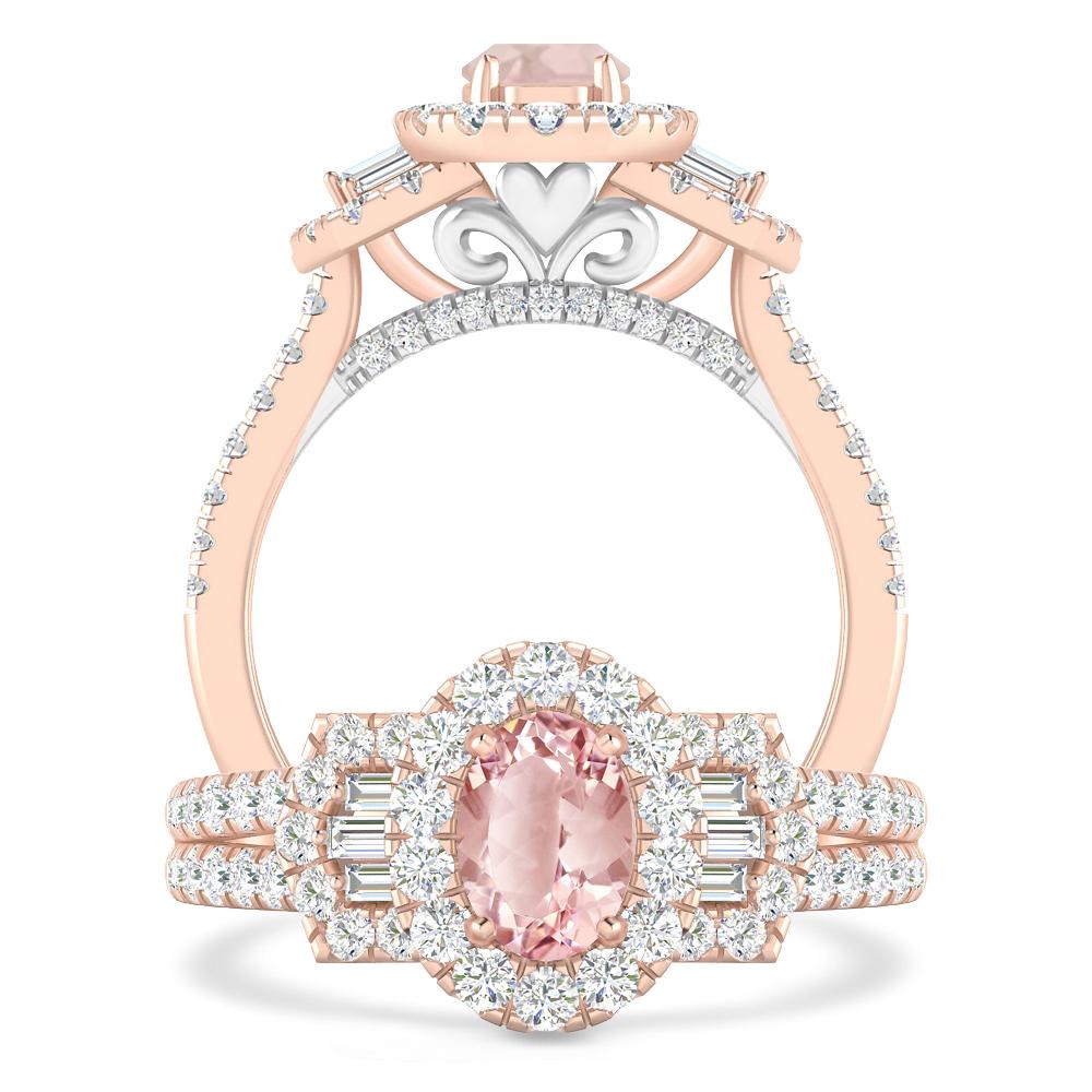 Rose Gold - Morganite