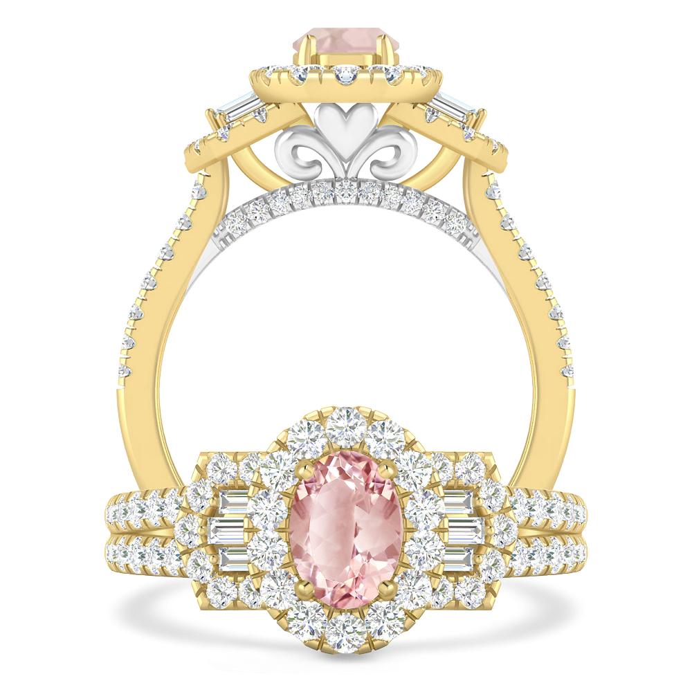 Yellow Gold - Morganite
