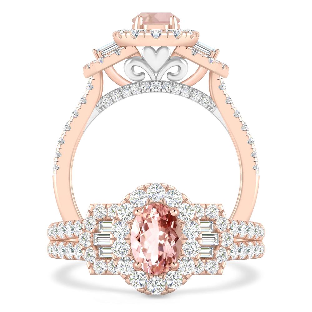 Rose Gold - Morganite