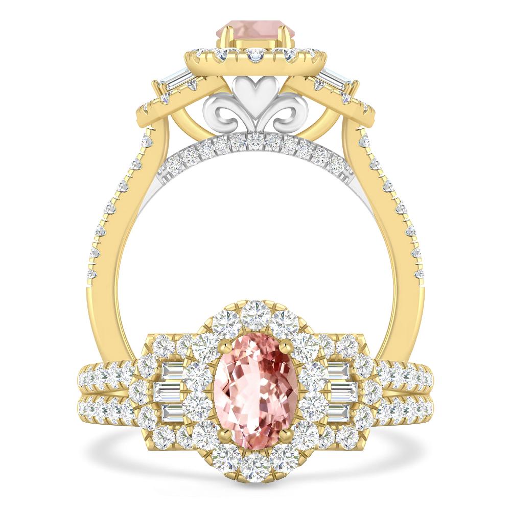 Yellow Gold - Morganite