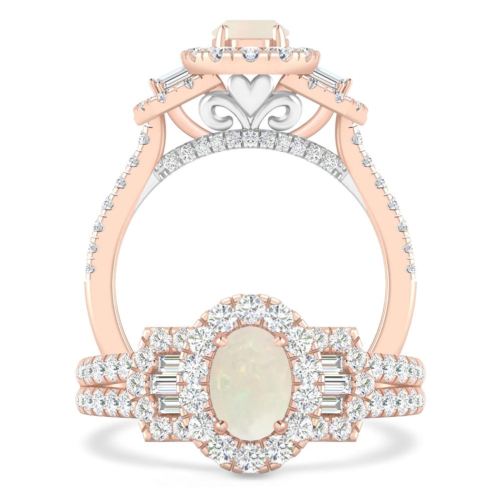 Rose Gold - Opal