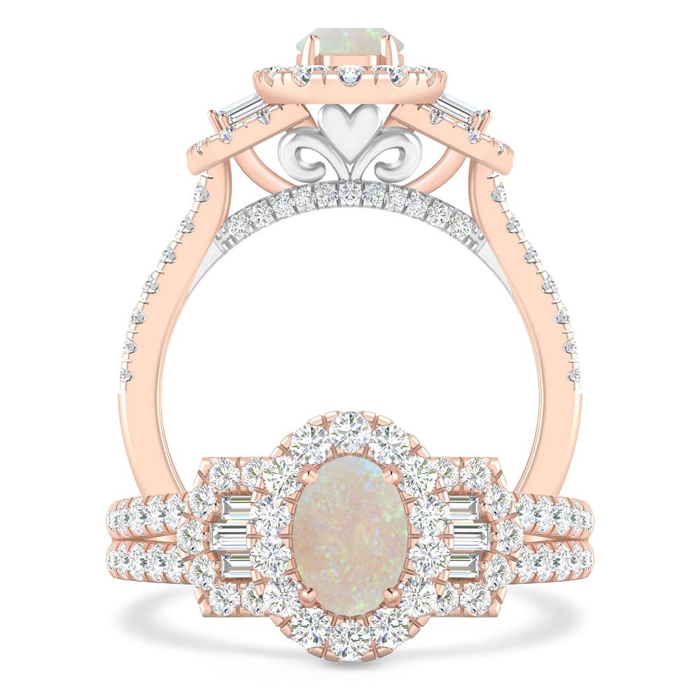 Rose Gold - Opal