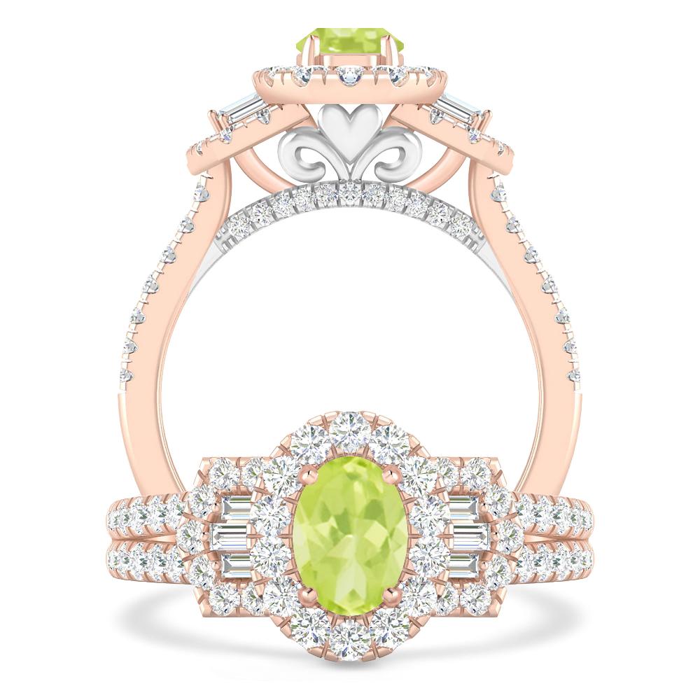 Rose Gold - Peridot