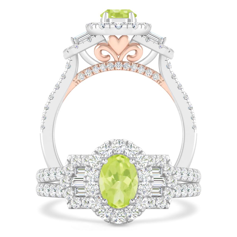 White Gold - Peridot