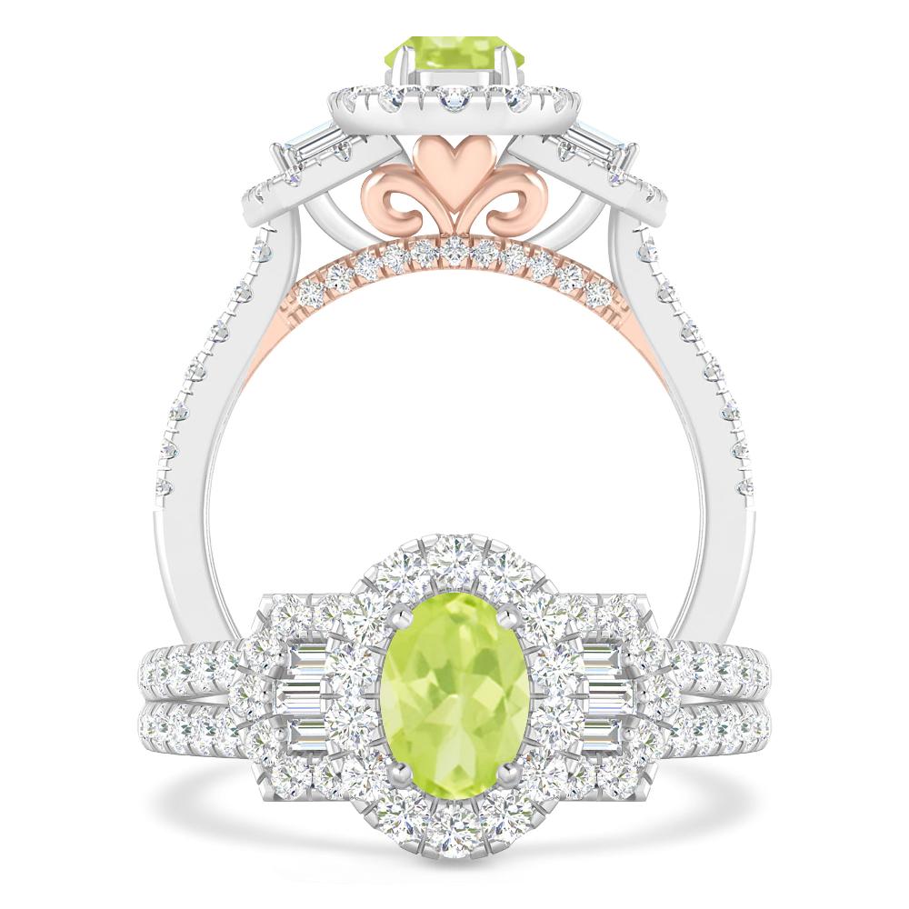 White Gold - Peridot