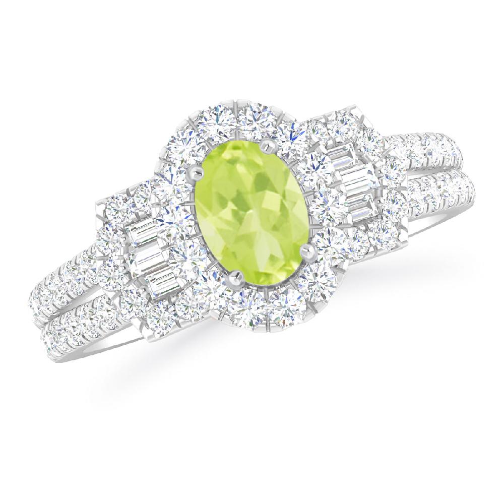 White Gold - Peridot