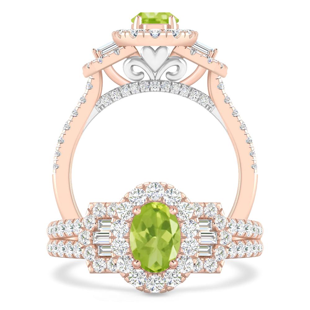 Rose Gold - Peridot