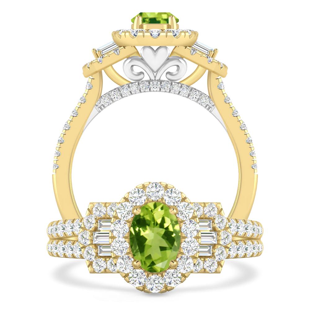 Yellow Gold - Peridot