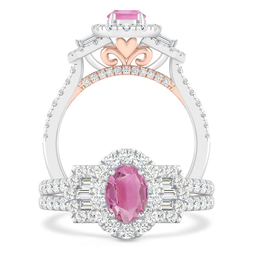 White Gold - Pink Tourmaline