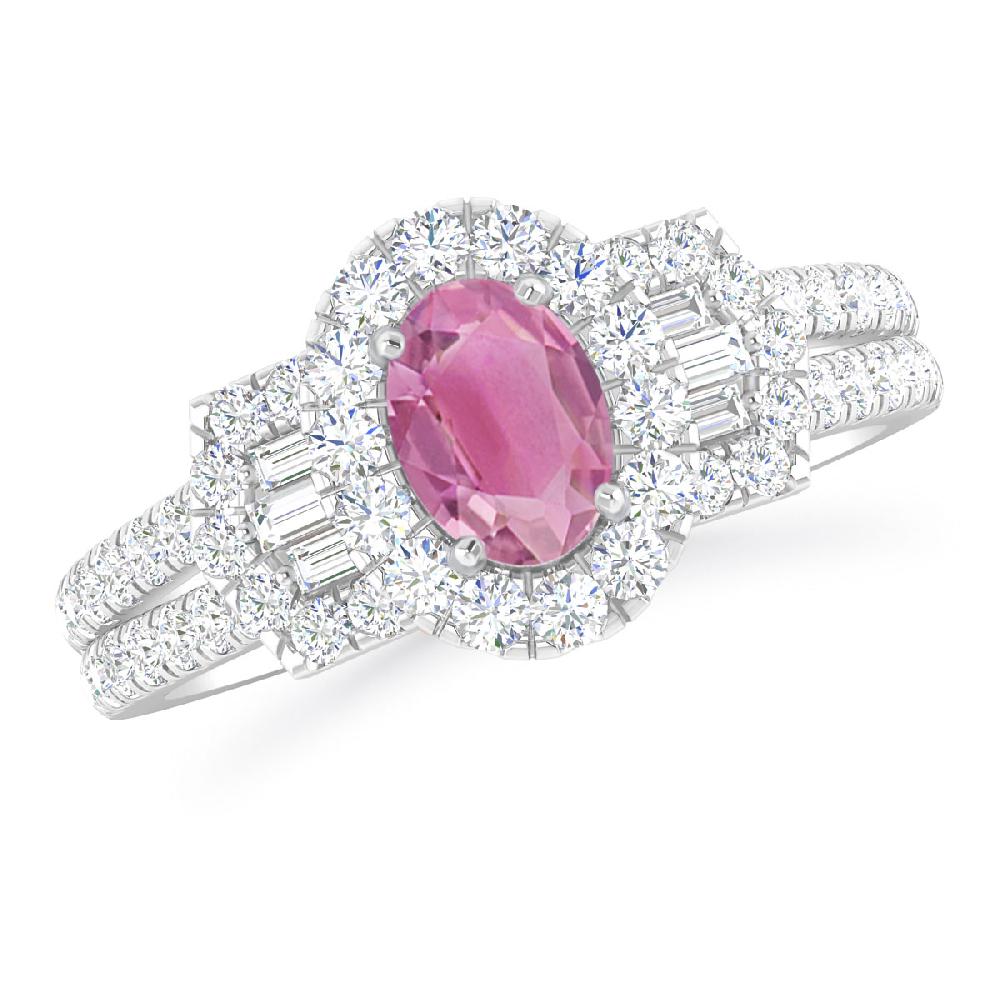 White Gold - Pink Tourmaline