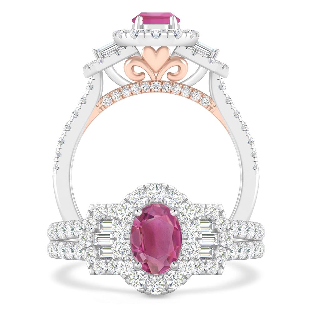 White Gold - Pink Tourmaline