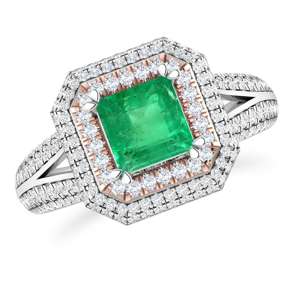 White Gold - Emerald