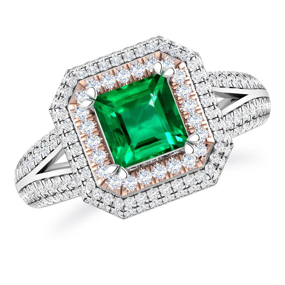 White Gold - Emerald