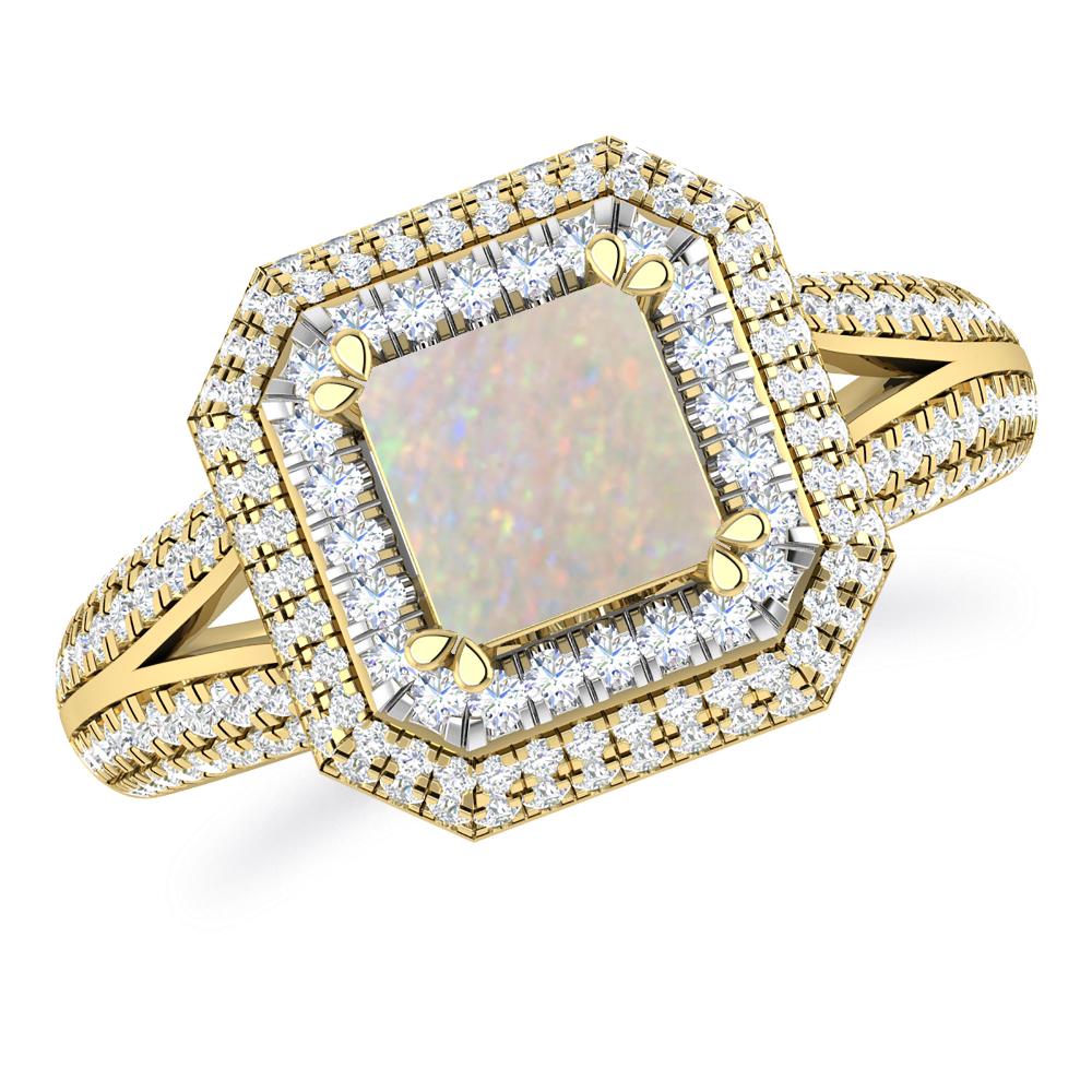 Yellow Gold - Opal