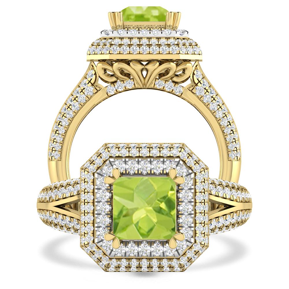 Yellow Gold - Peridot