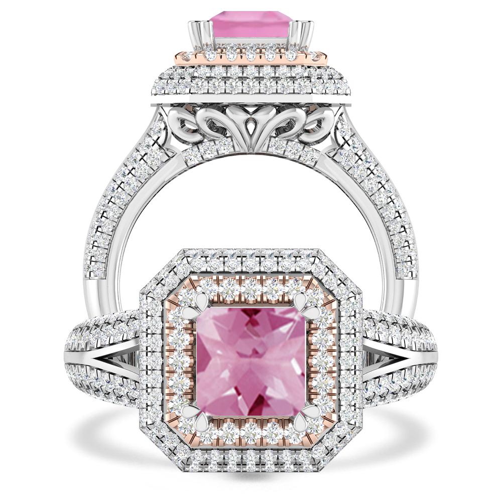 White Gold - Pink Tourmaline